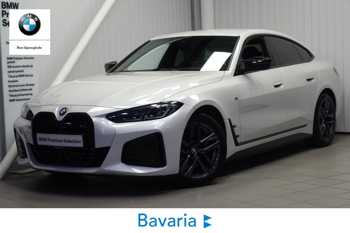 BMW i4 M50 Fully Charged HUD Active Cruise Kupevarmer m/App HiFi