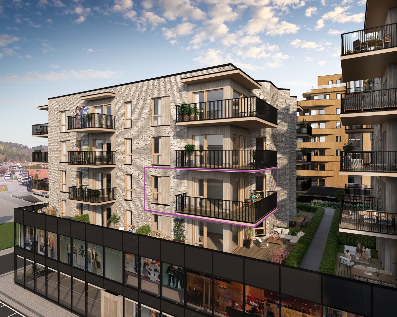 Markert leilighet for salg Galleribilde