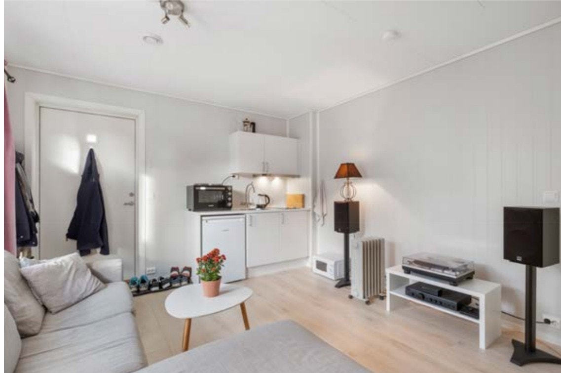 Sofa på stue utskiftet Galleribilde