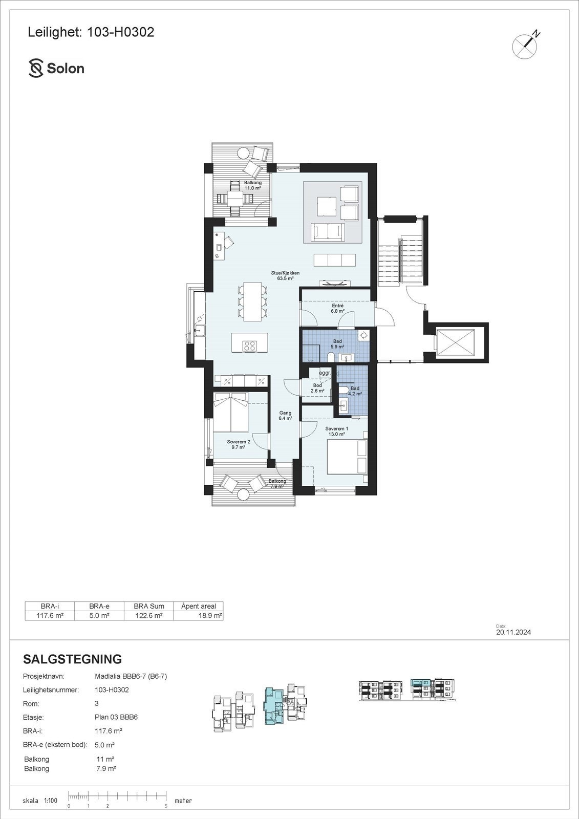 Plantegning Galleribilde