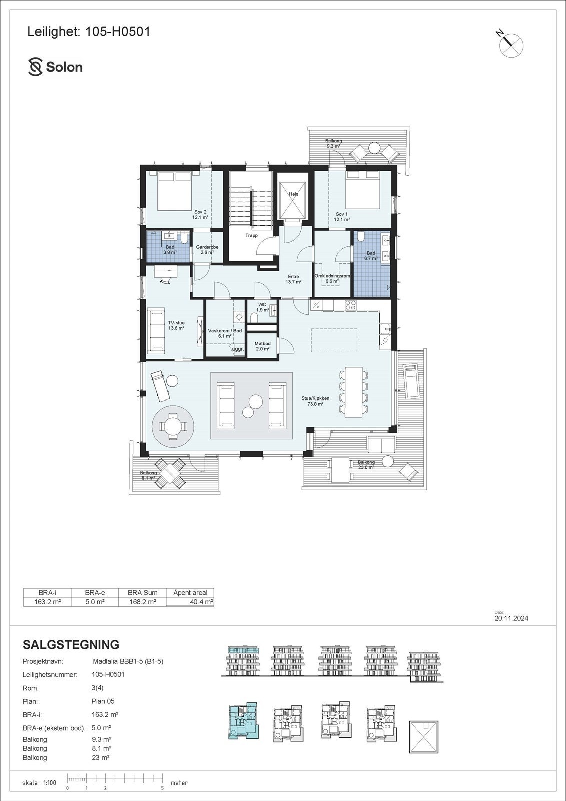 Plantegning Galleribilde