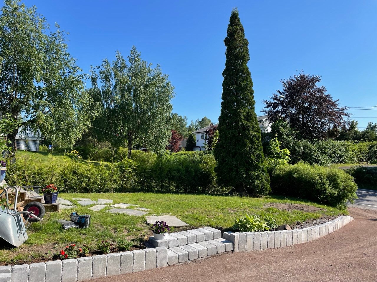 En del av hagen Galleribilde