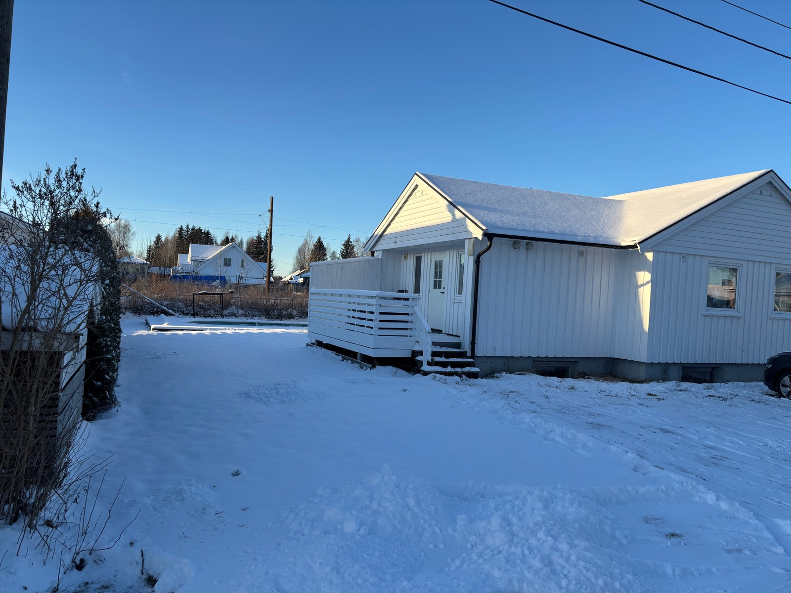 Koselig, sørvendt veranda. Ca. 6 kvadratmeter Galleribilde