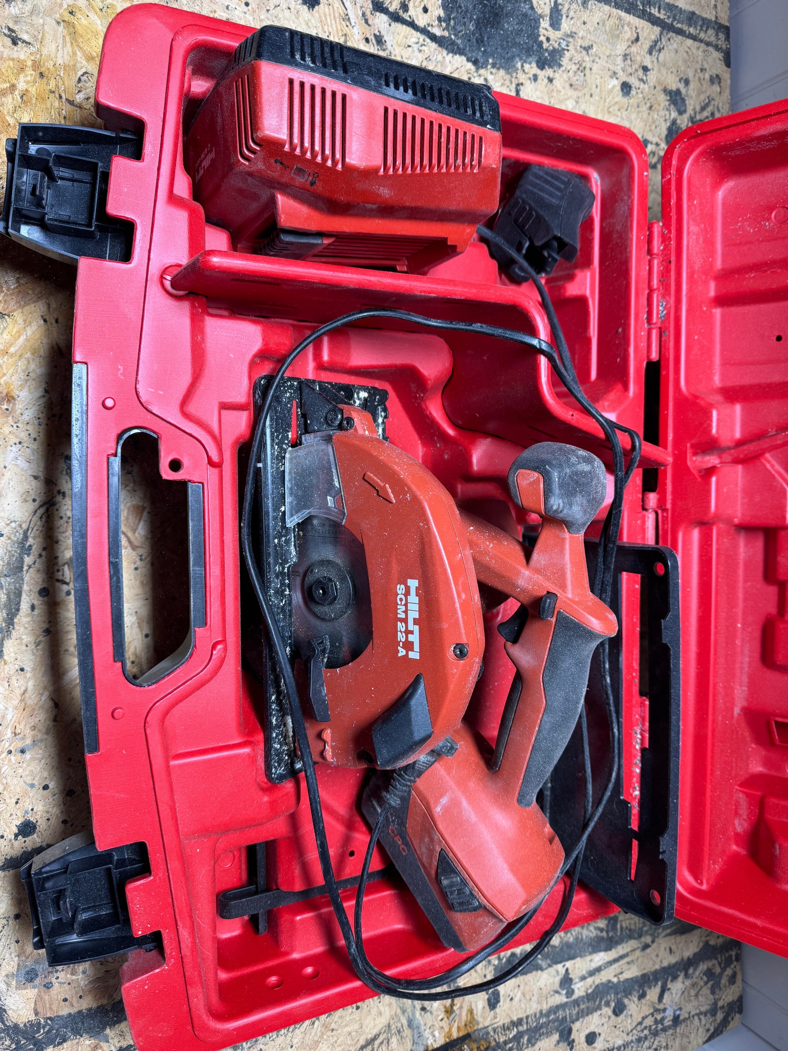 Metal Hilti Scm22a Hilti 22v Circular Saw HILTI SCW 22-A Cordless