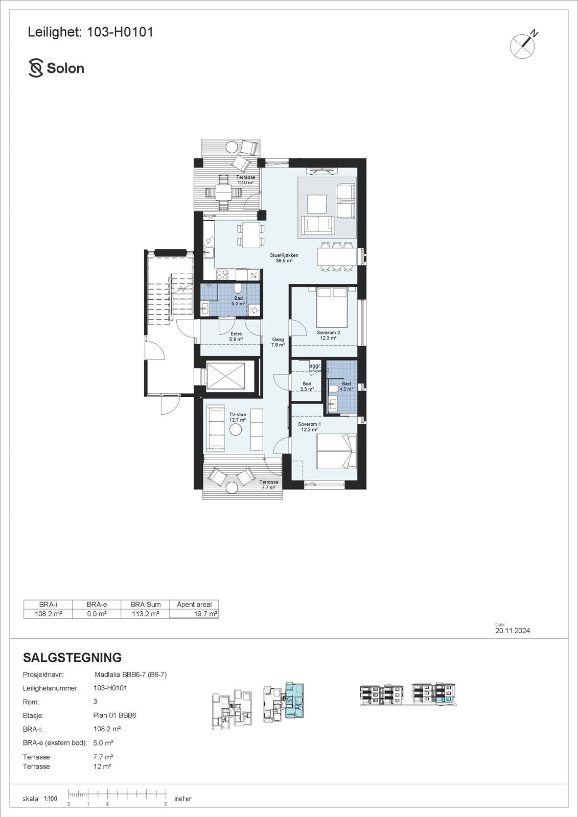 Plantegning Galleribilde