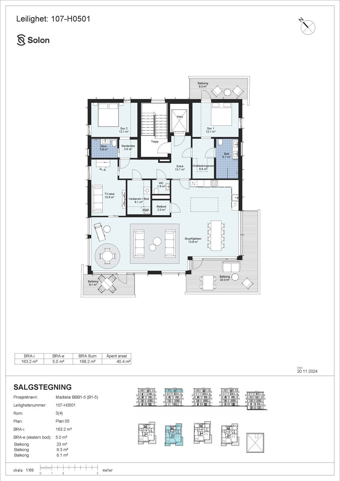 Plantegning Galleribilde