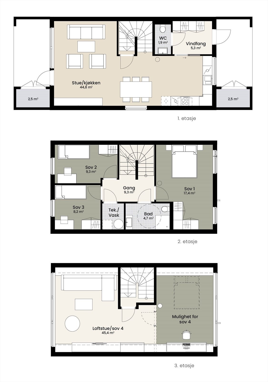 Plantegning Galleribilde