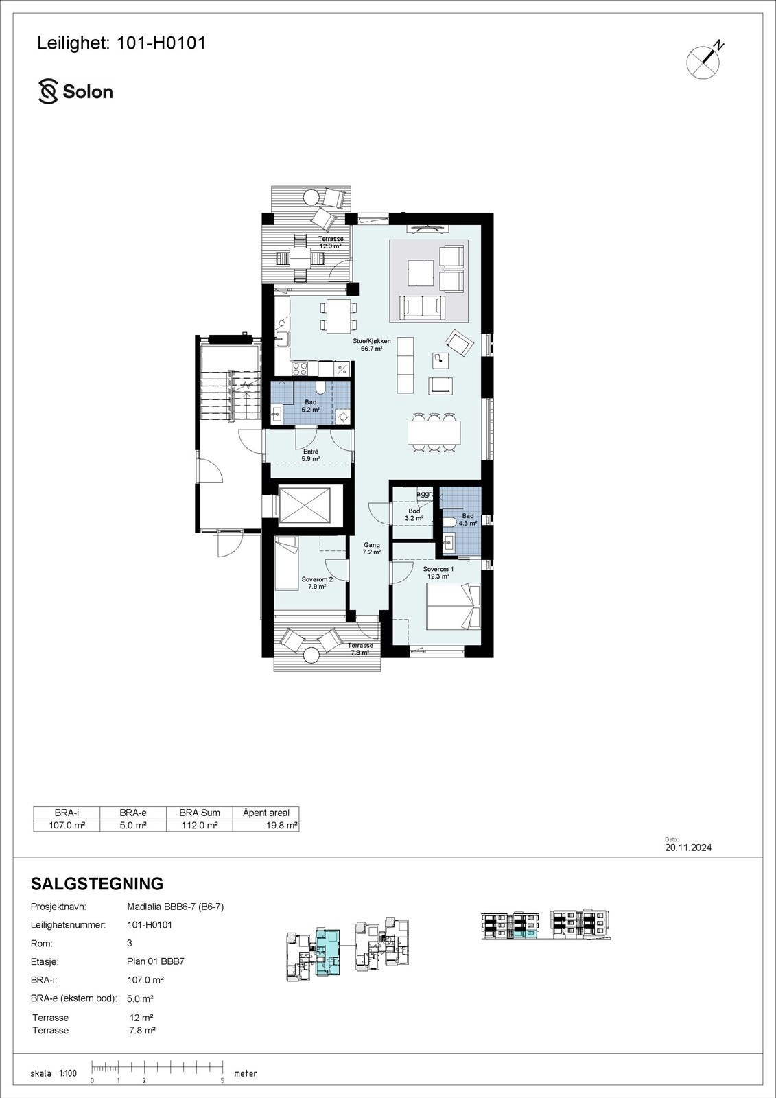 Plantegning Galleribilde