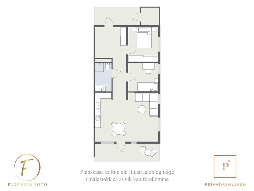 Planteikning Galleribilde