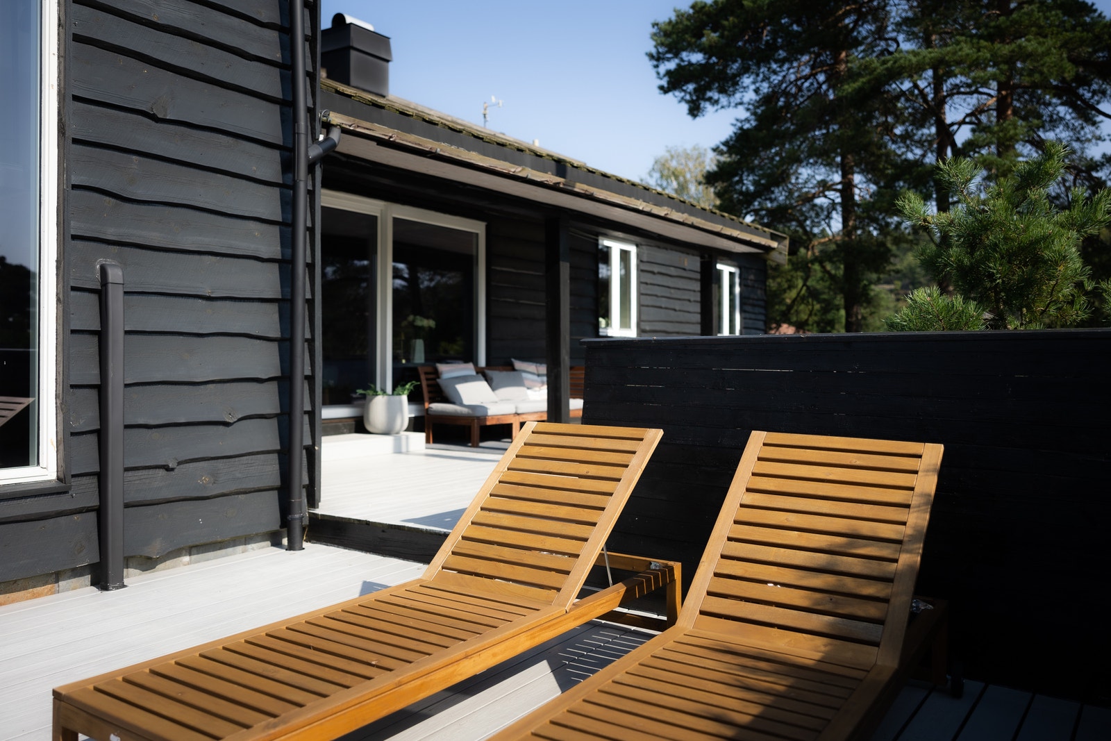 Terrasse mot syd Galleribilde