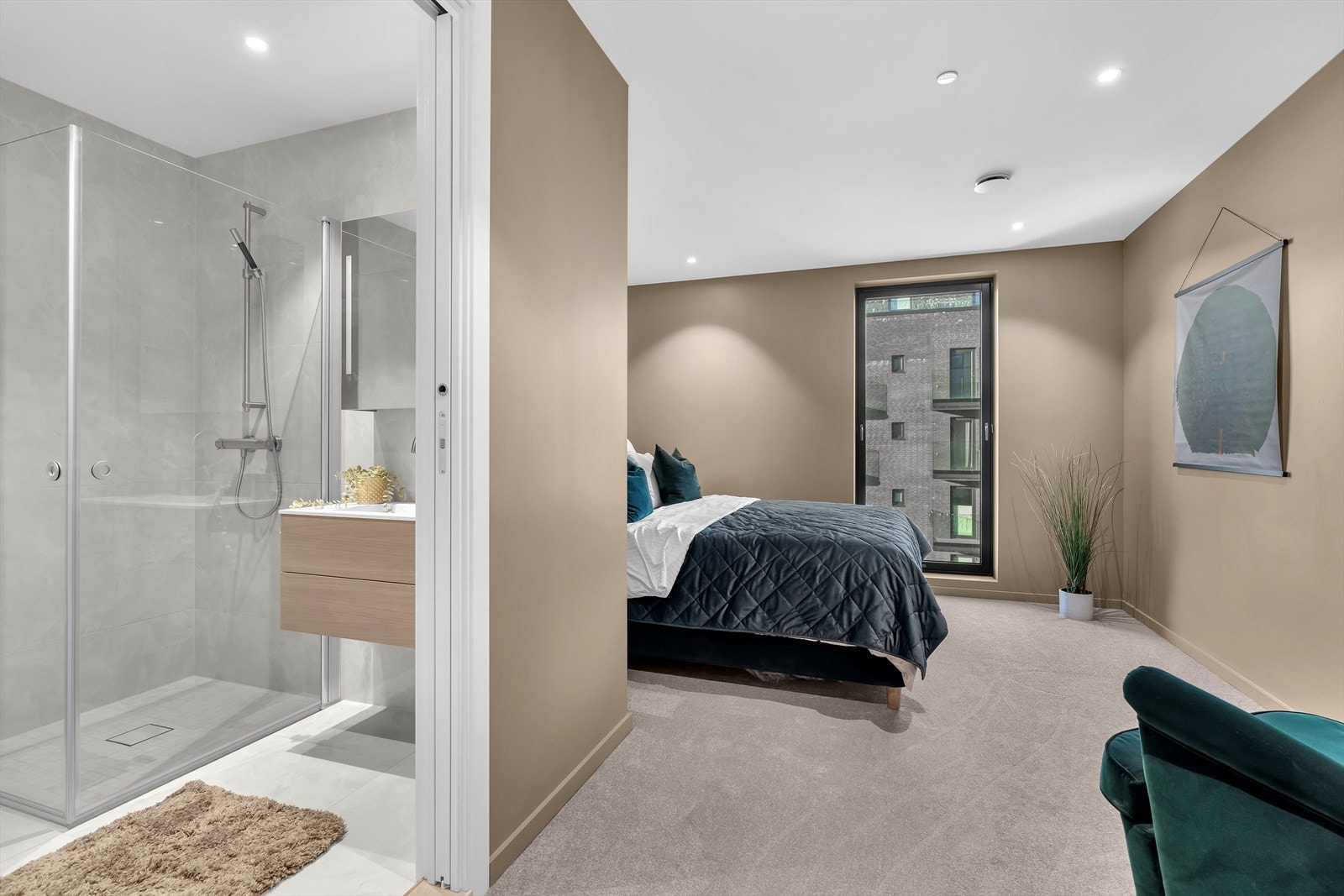 Hovedsoverommet har et eget baderom Galleribilde