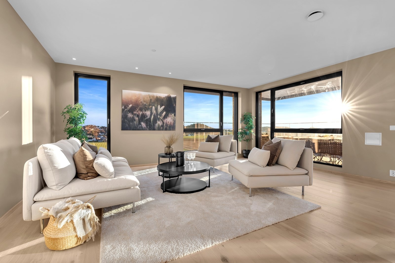 Velkommen inn i denne flotte leiligheten på Tangvall Arena, leil C701 Galleribilde