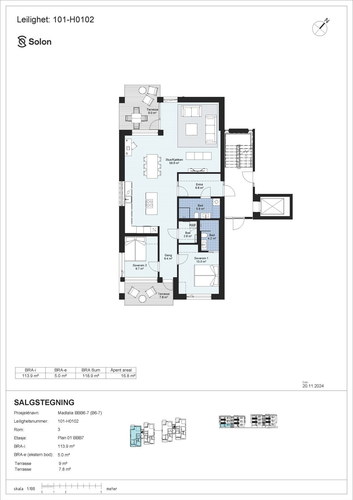 Plantegning Galleribilde