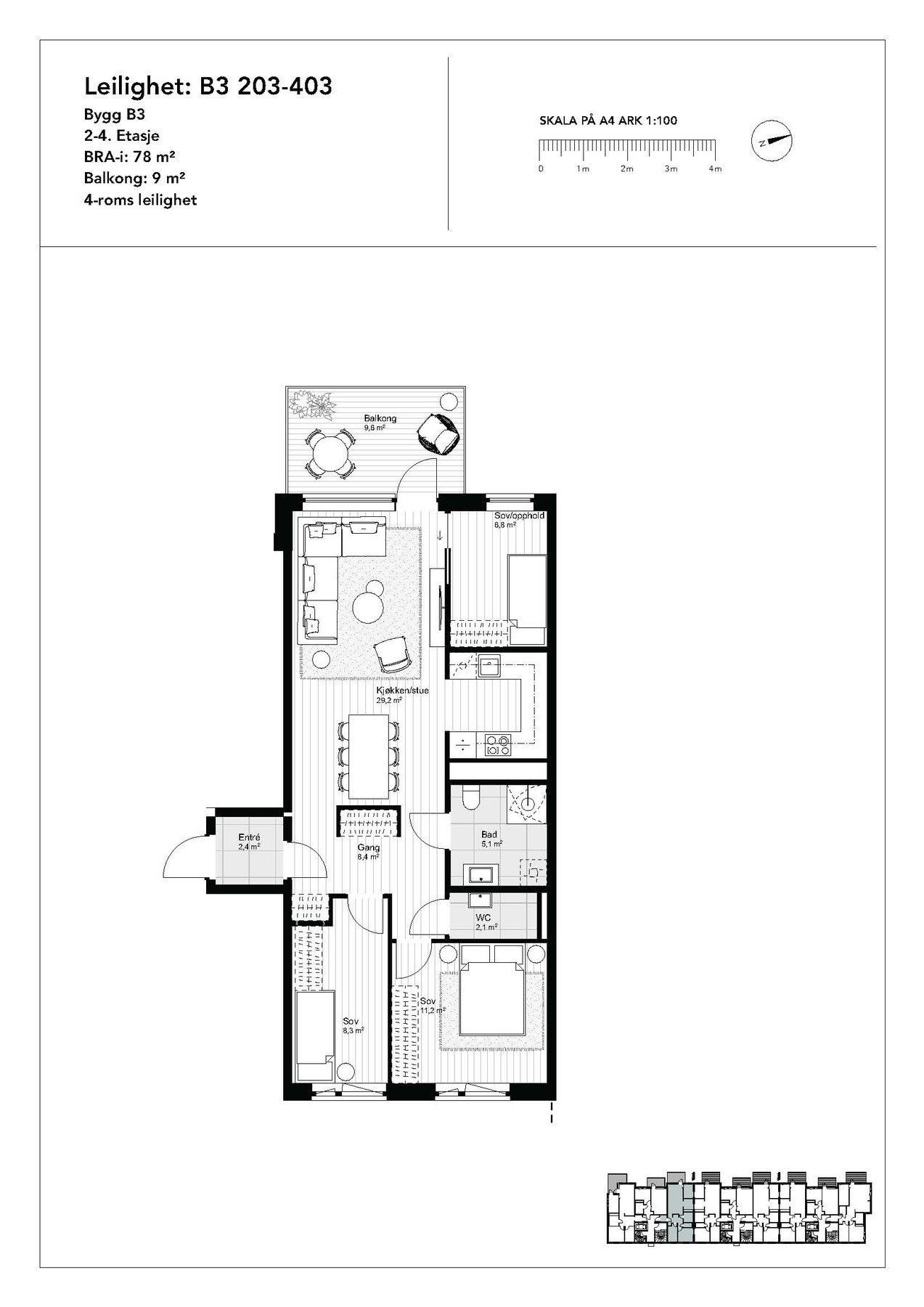 Planskisse. Galleribilde