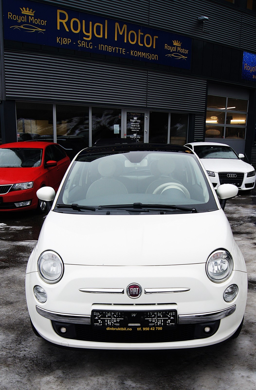 Fiat 500 69HK/Ny Service/Ny Eu-godkjent/Soltak/DAB+/AUX 2