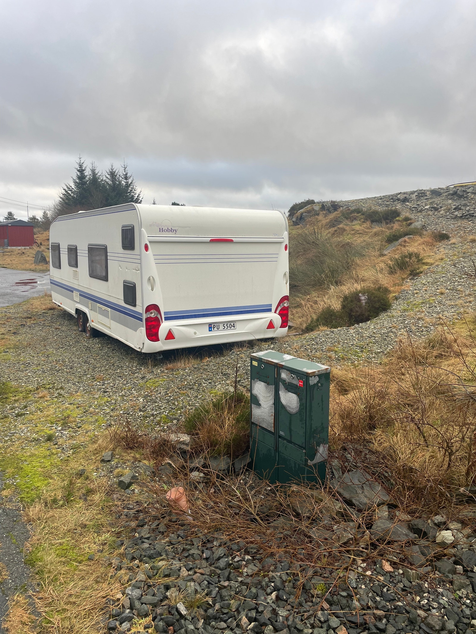 Campingvogn kan medfølge Galleribilde