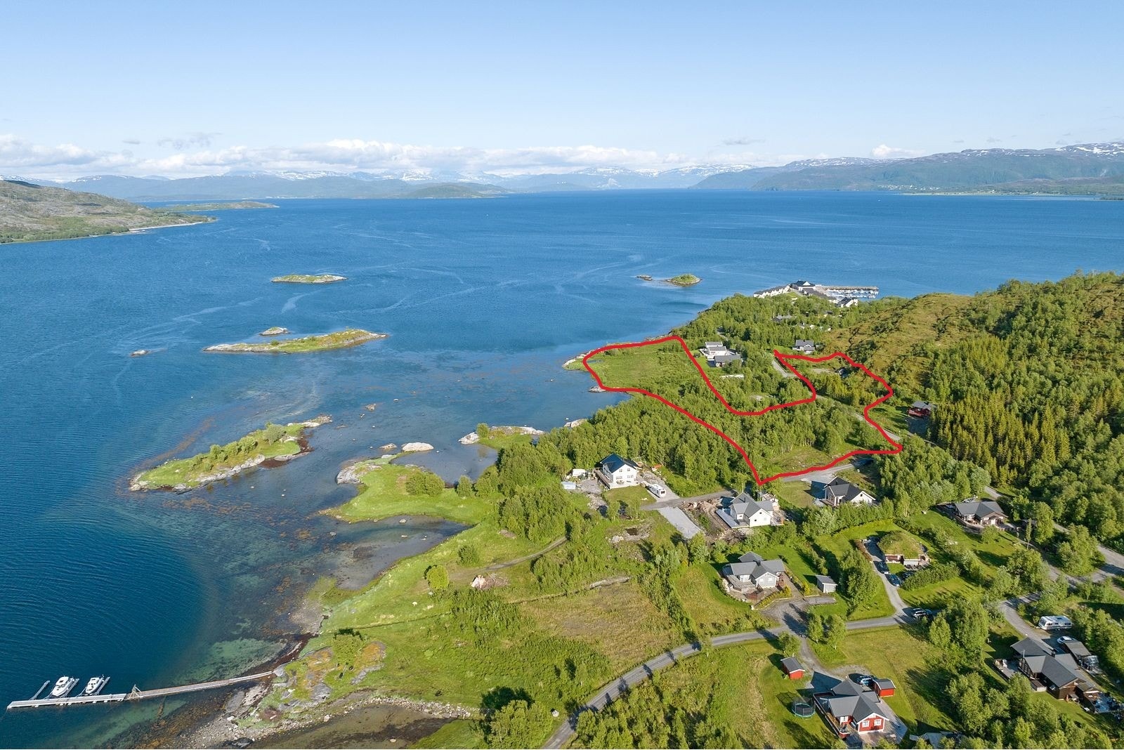 Dronebilde Galleribilde