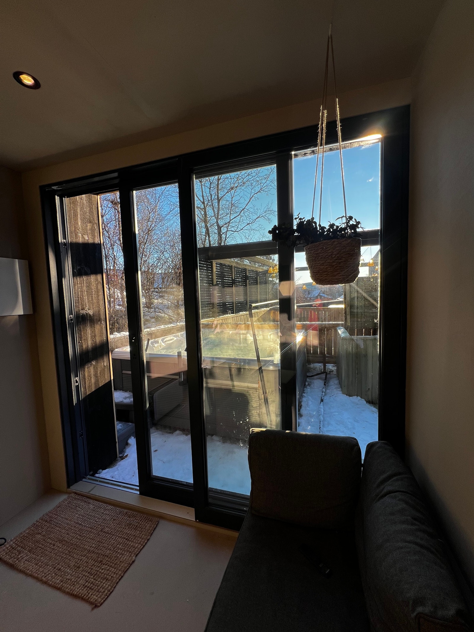 Utestue ut mot spaområde Galleribilde