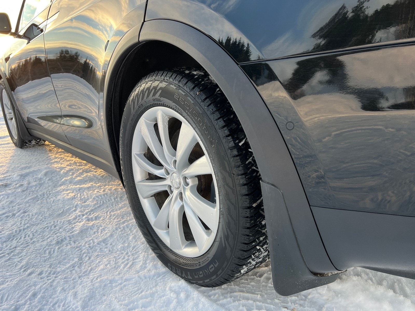 King size mud guard (skvettlapper) på alle hjul