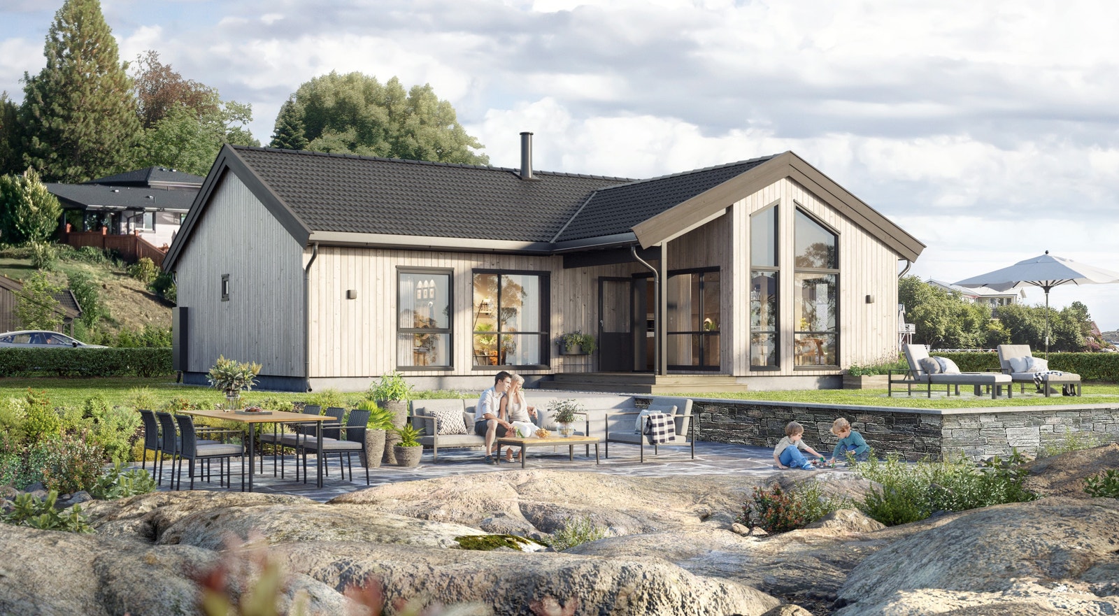 Nå kan du bygge nytt hus på Vik! (husmodell Asti) Galleribilde