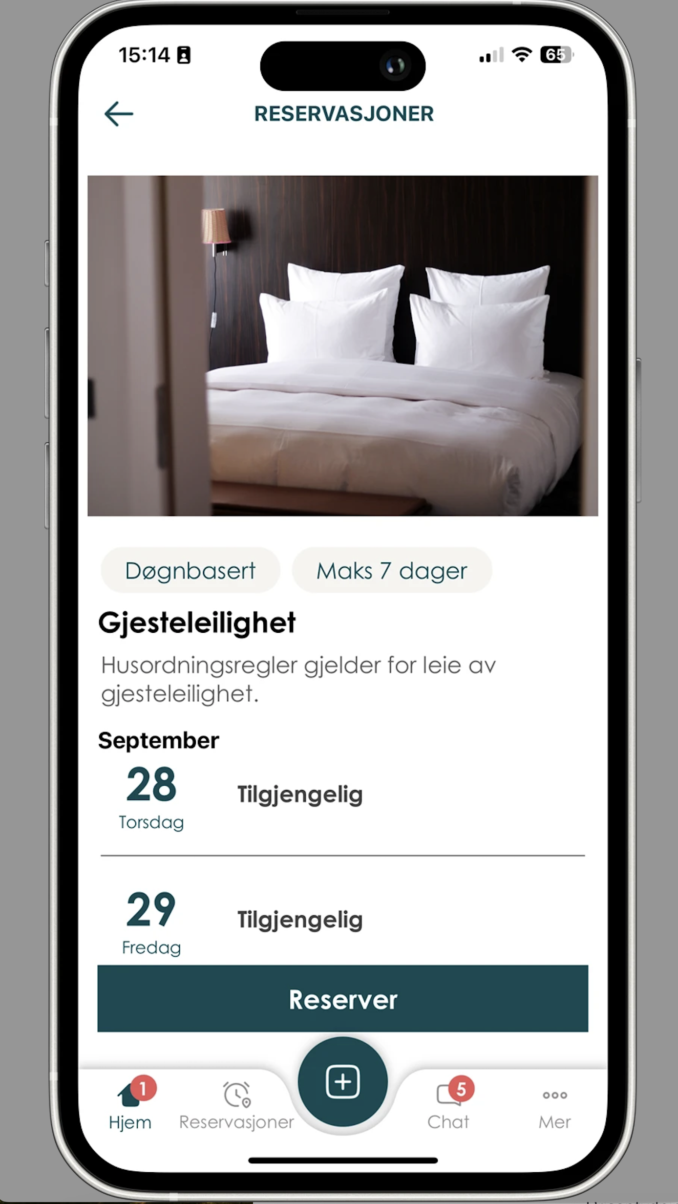 Det er to gjestehybler som kan leies til privatbruk når familie eller venner trenger et sted å sove etter å ha besøkt deg. Galleribilde