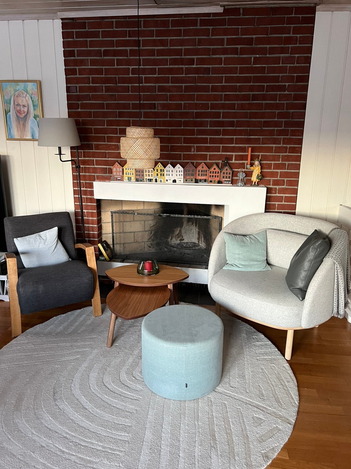 Peis i stuen Galleribilde