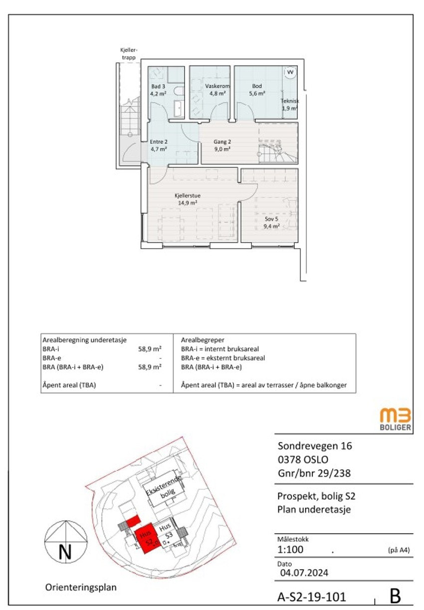 U. etasje snr. 3. Galleribilde