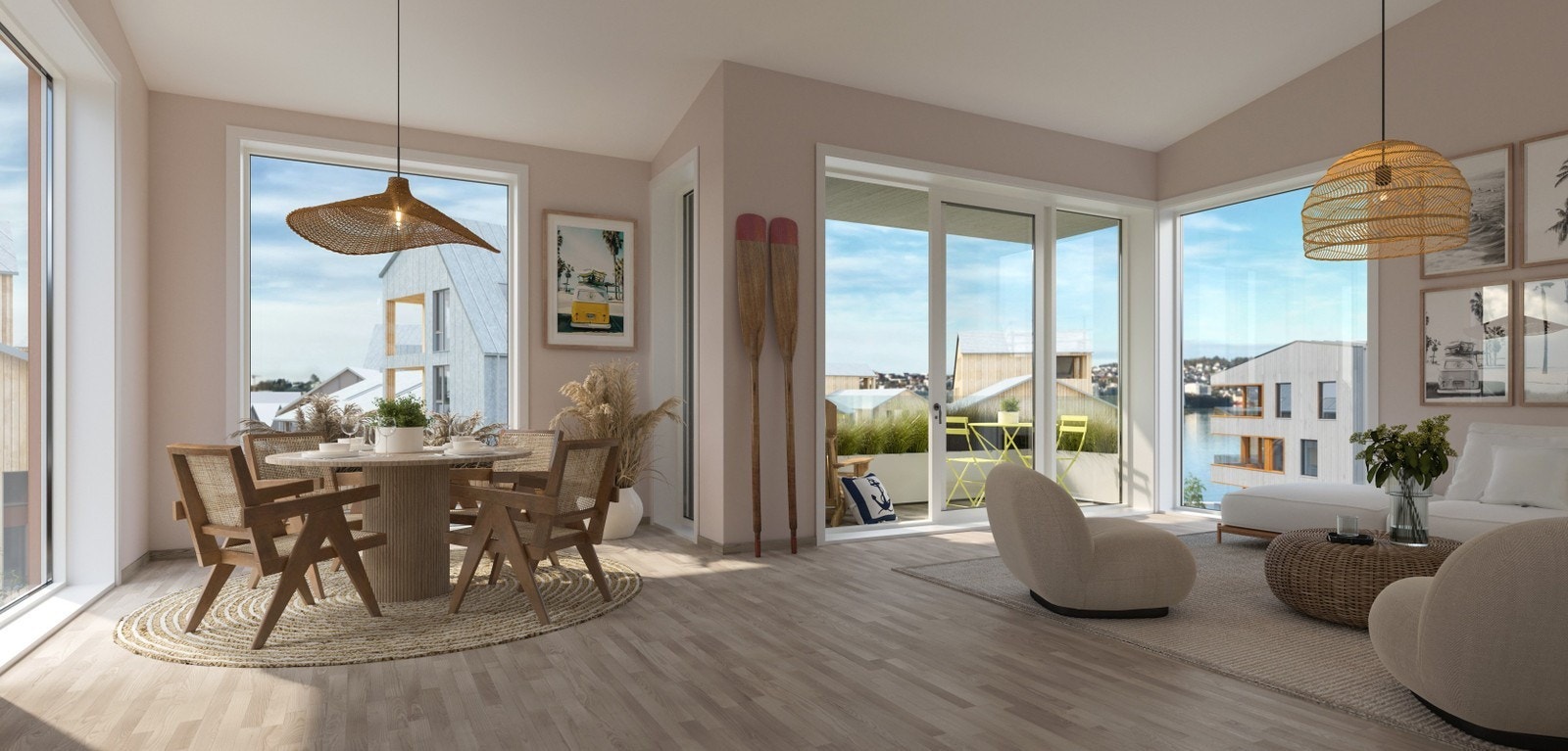 Illustrasjon av tilsvarende leilighet i 4. etasje Galleribilde