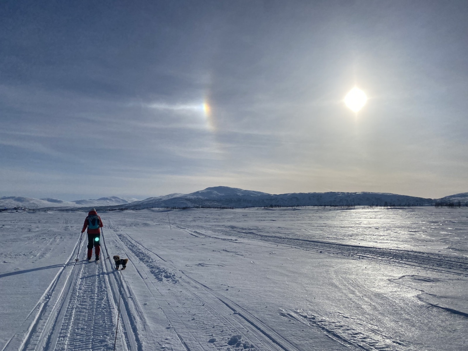 skitur på isen Galleribilde
