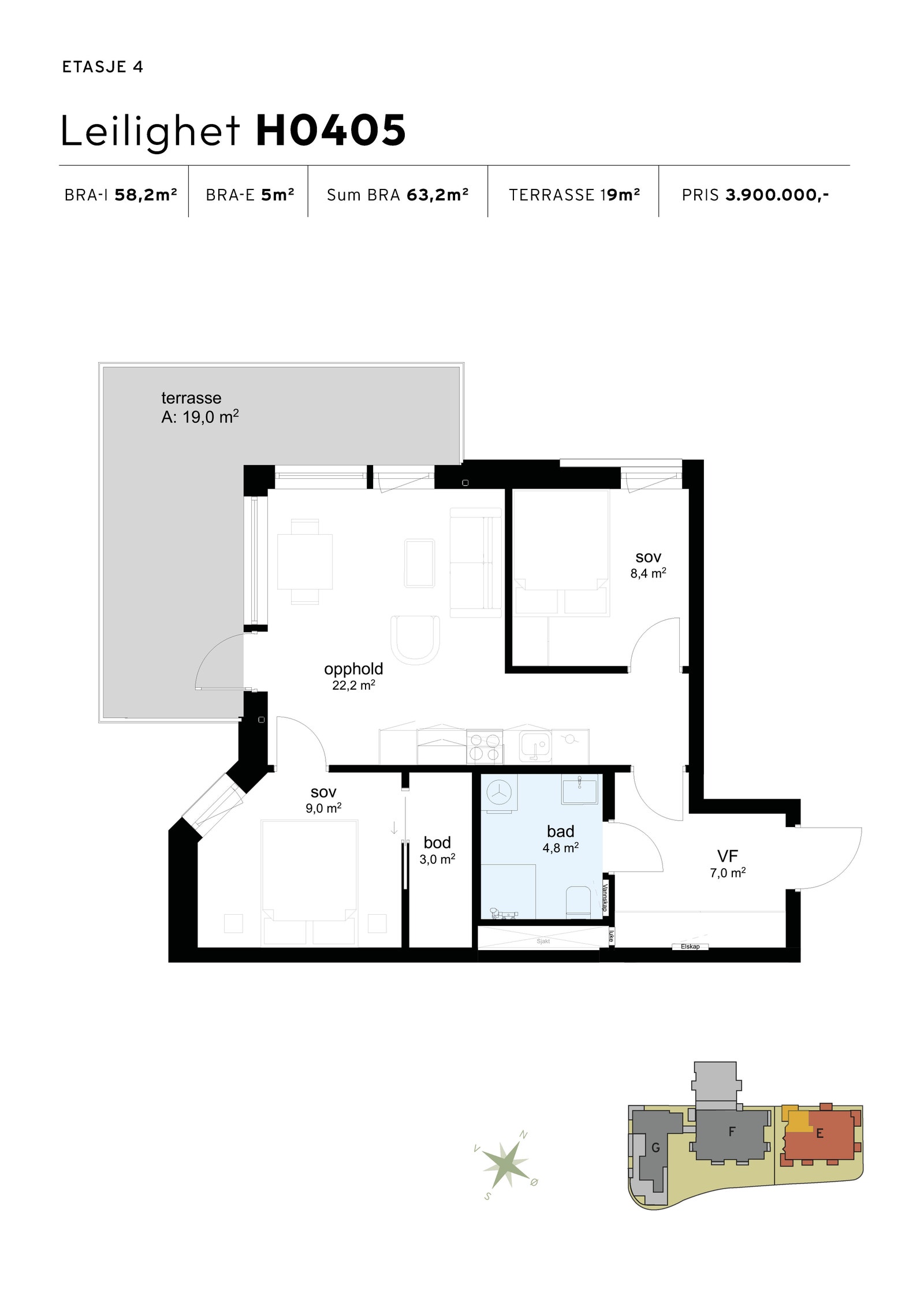 Plantegning Galleribilde