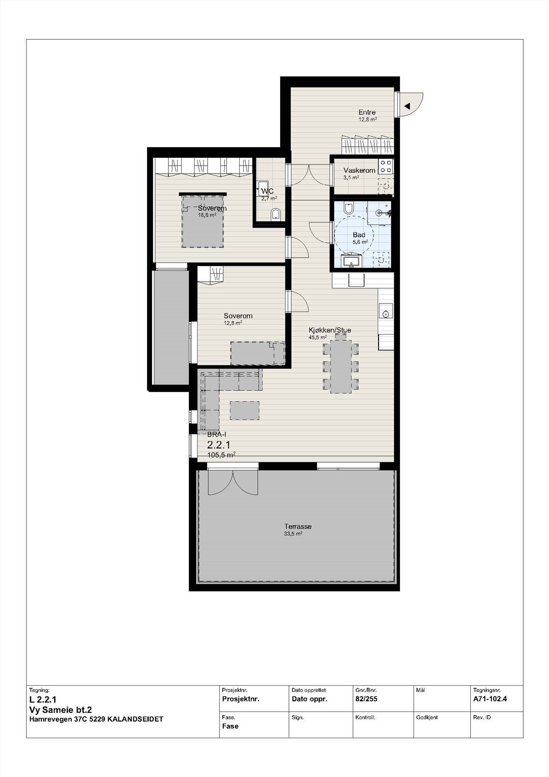 Plantegning leil. 2.2.1 Galleribilde