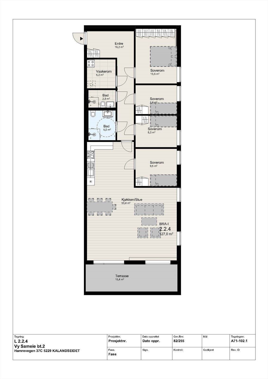 Plantegning leil. 2.2.4 Galleribilde