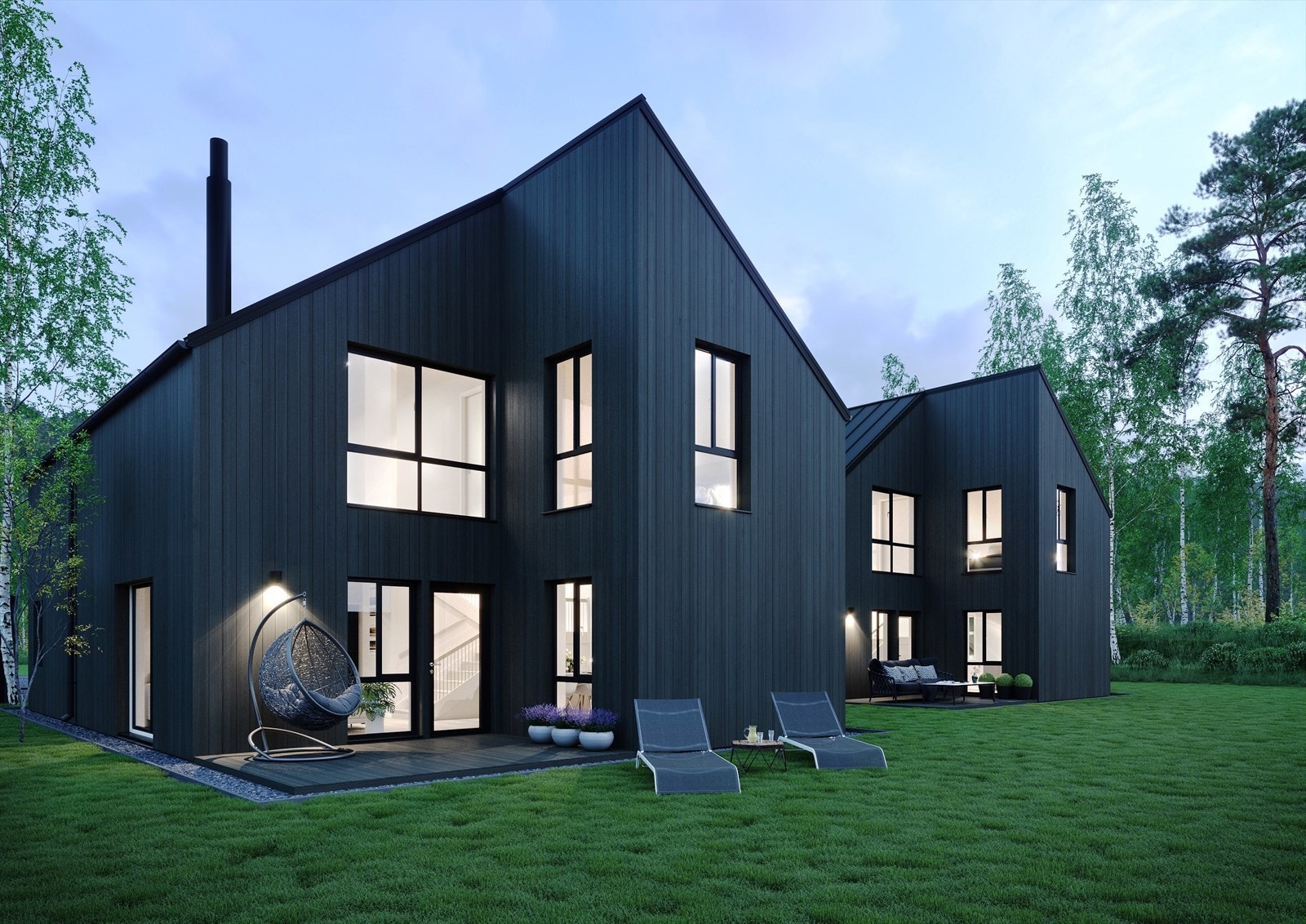 Kveldsbilde i Nordgardsmoen. Illustrasjonsbilde og avvik kan forekomme. Galleribilde