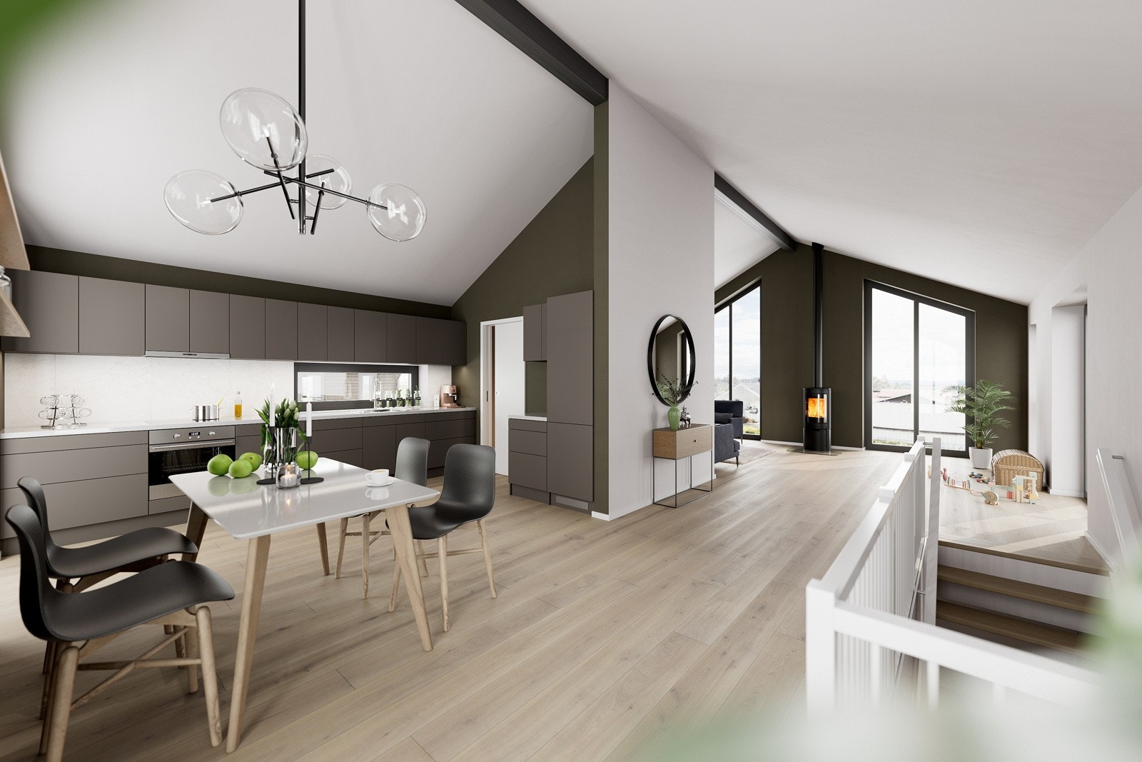 Kjøkkenet blir levert av Nybo. Galleribilde