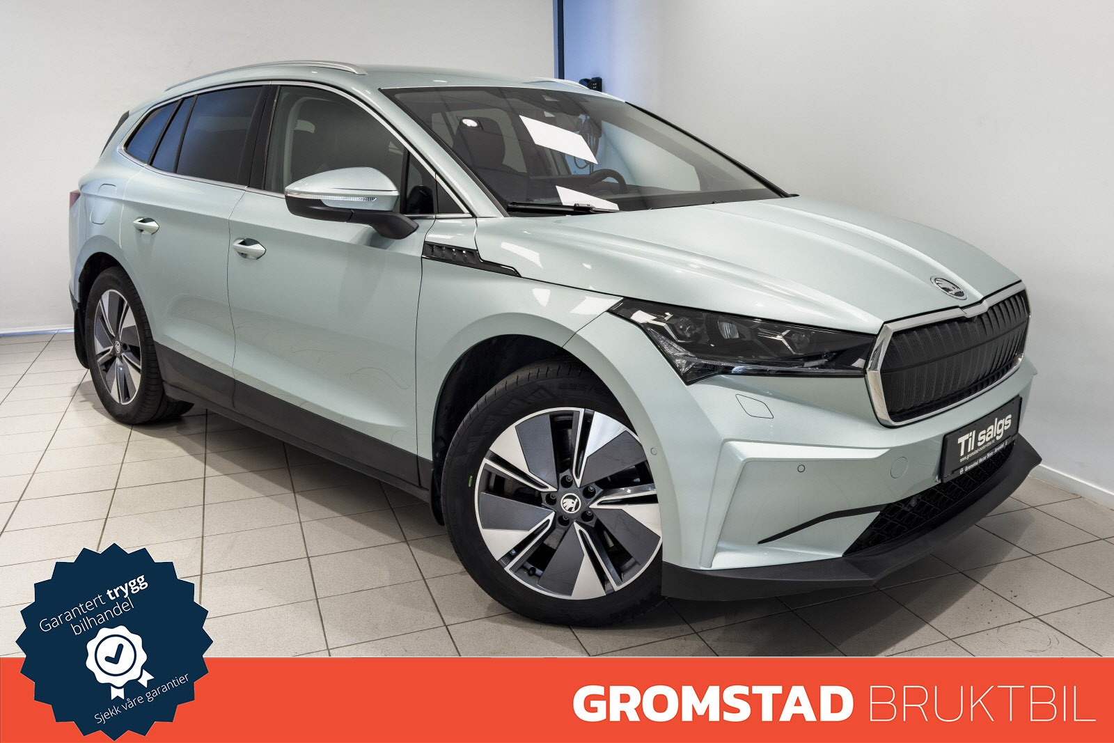 Skoda Enyaq iV80X Norsk/Delskinn/R.kam/LED-Matrix/Hengerfeste/++