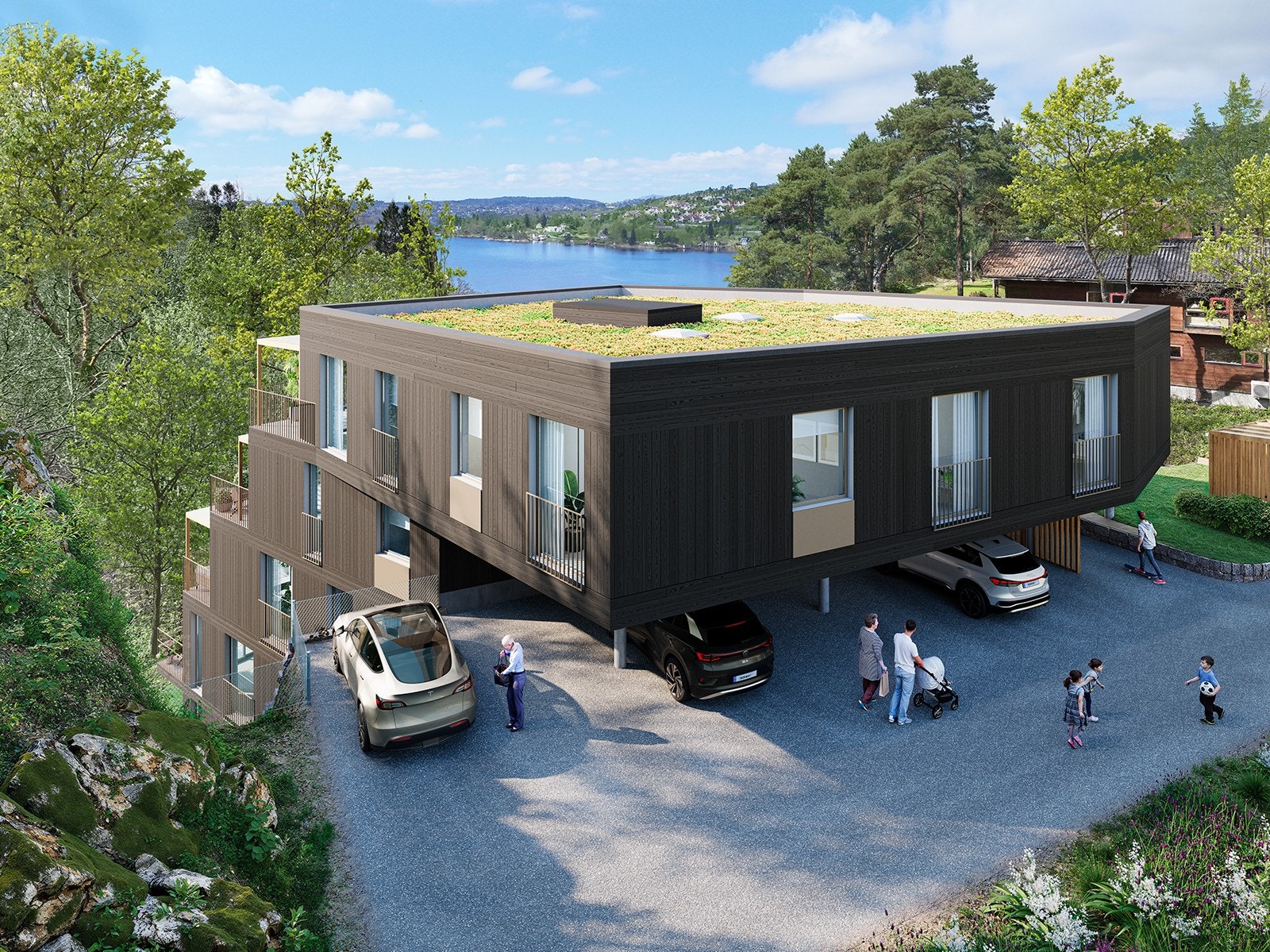 Velkommen til Paradishagen Terrasse - Et nytt og eksklusivt boligprosjekt med 7 leiligheter (Illustrasjon vil avvike) Galleribilde