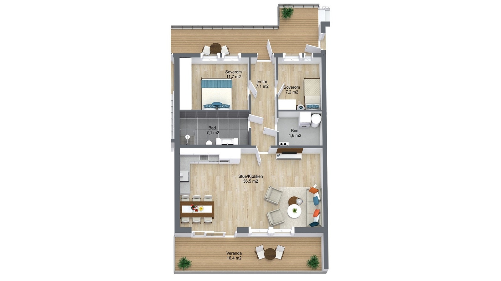 Planillustrasjon Galleribilde