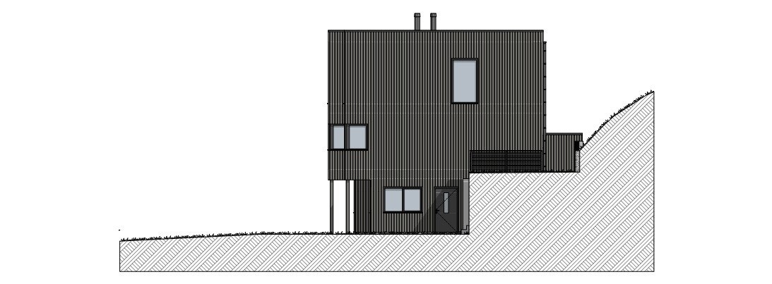 Fasade sett fra øst Galleribilde