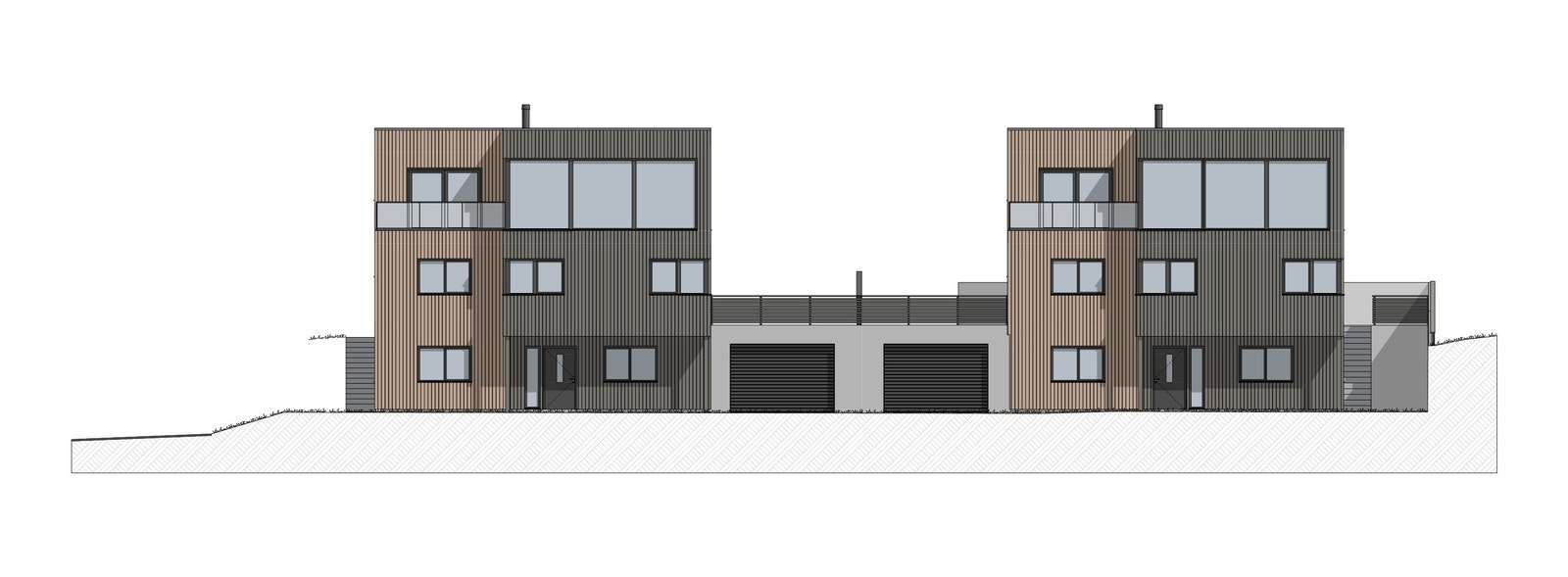 Fasade sett fra sør Galleribilde