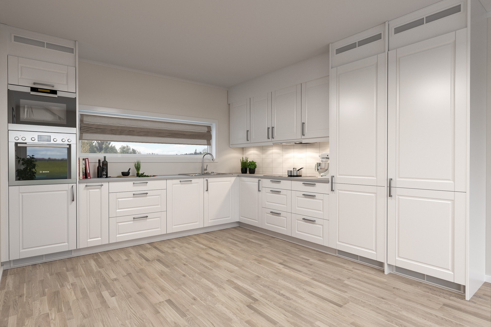 Kjøkken i leilighet på 92/138 kvm Galleribilde