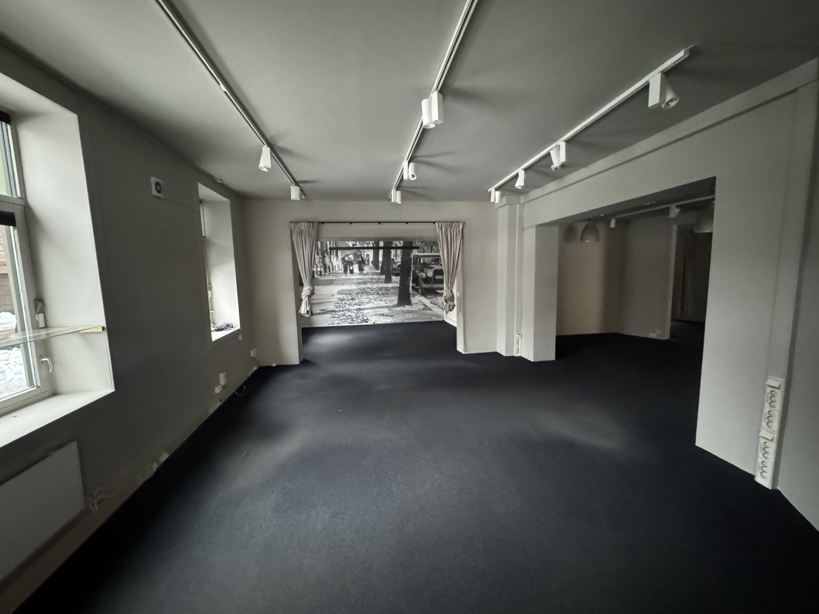 Elisenbergveien-siden av lokalet Galleribilde