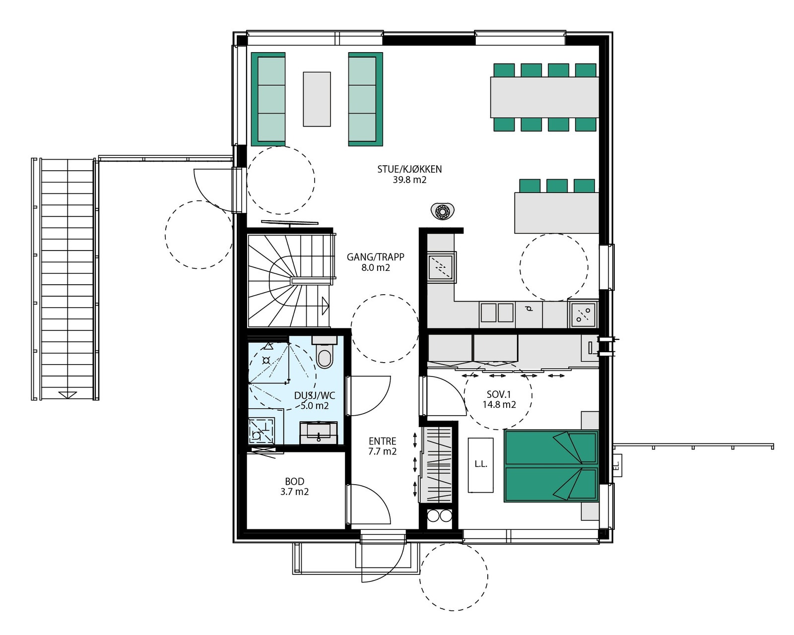 Plan 1.etg Galleribilde