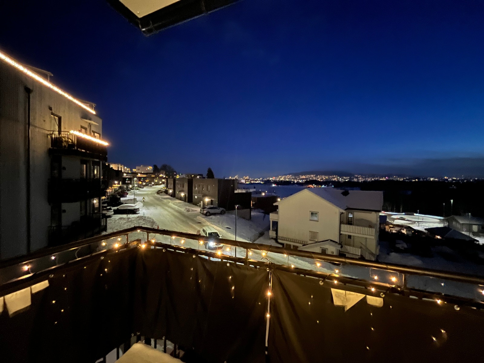 Balkong med utsikt Galleribilde