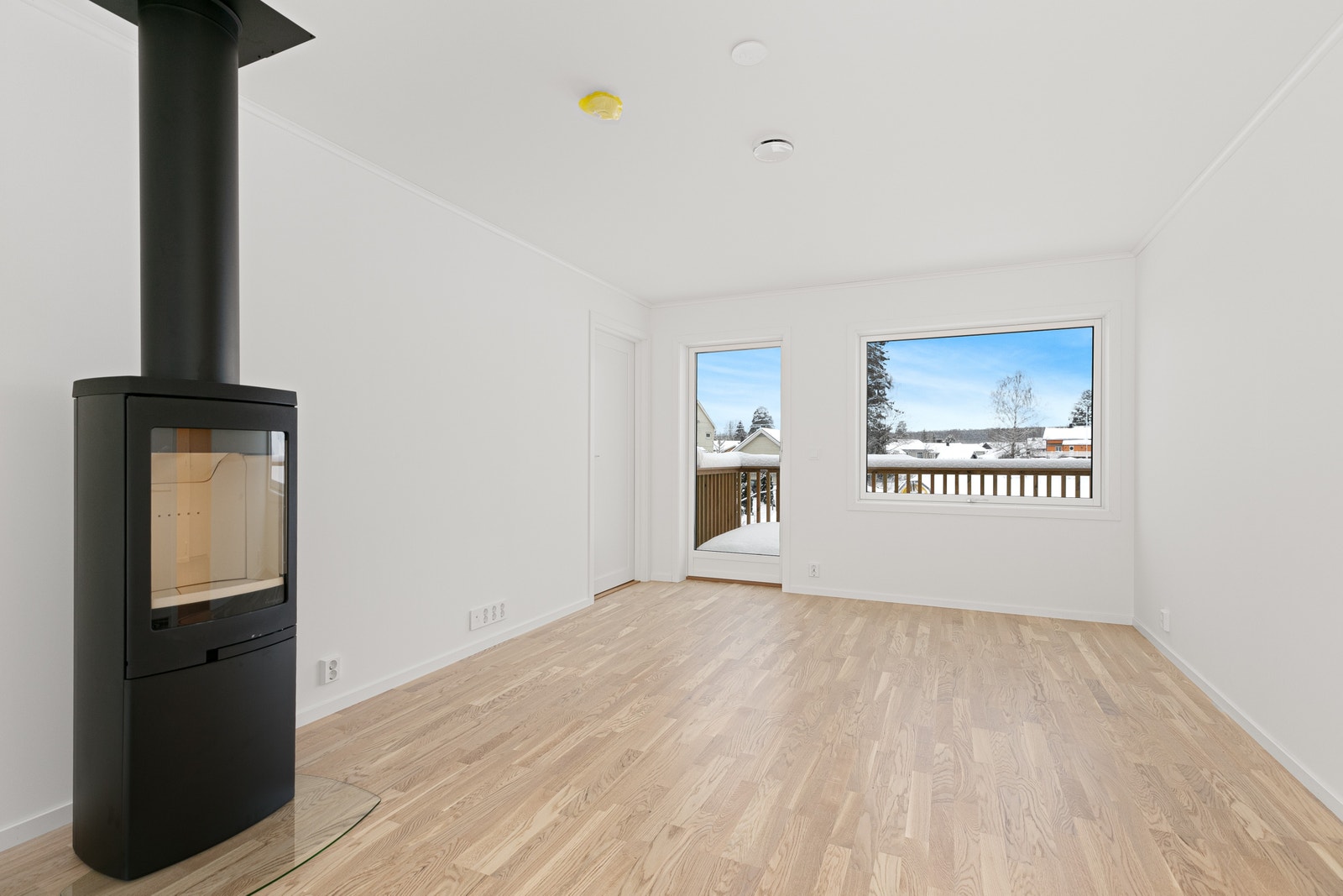 Stue med peis Galleribilde