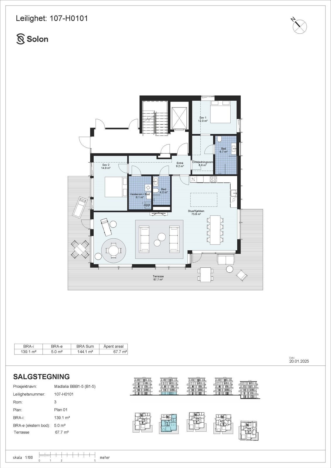 Plantegning Galleribilde