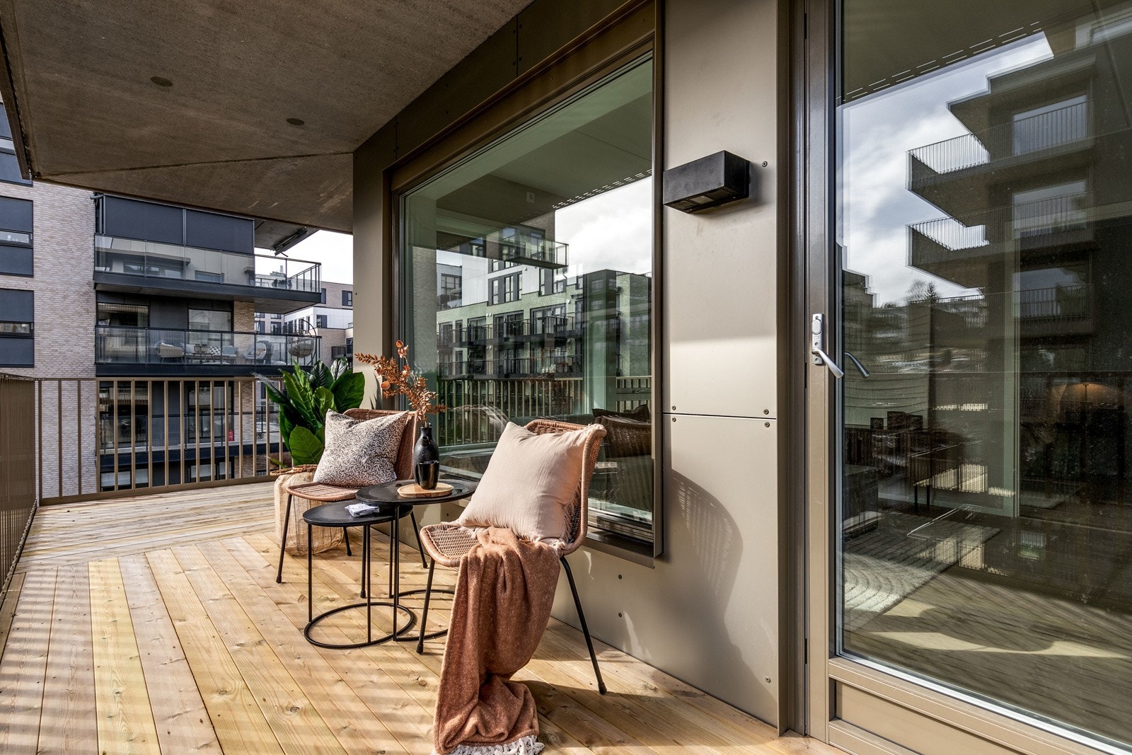 Bilde fra en av leilighetene i prosjektet Galleribilde