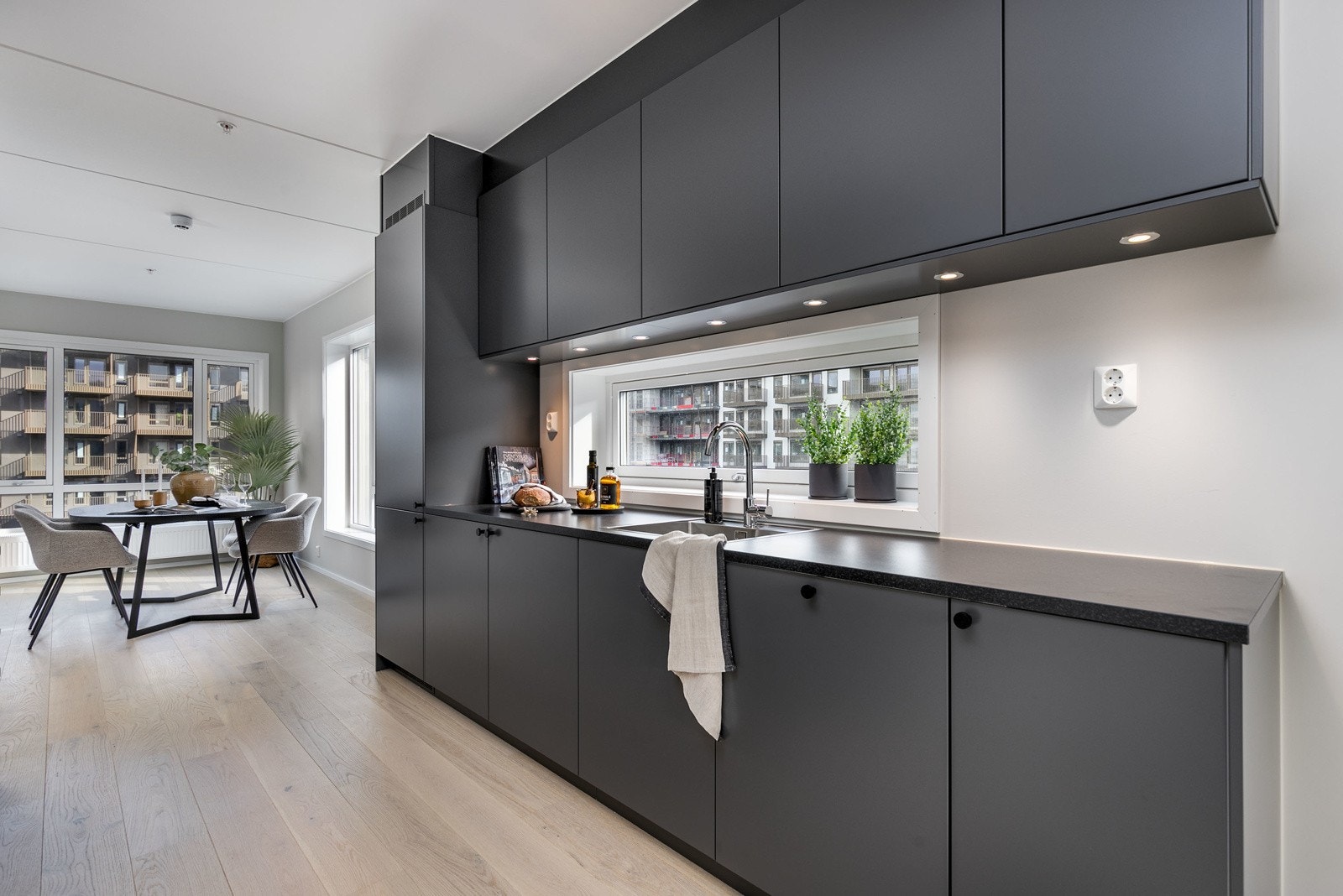 Bilde fra en av leilighetene i prosjektet Galleribilde