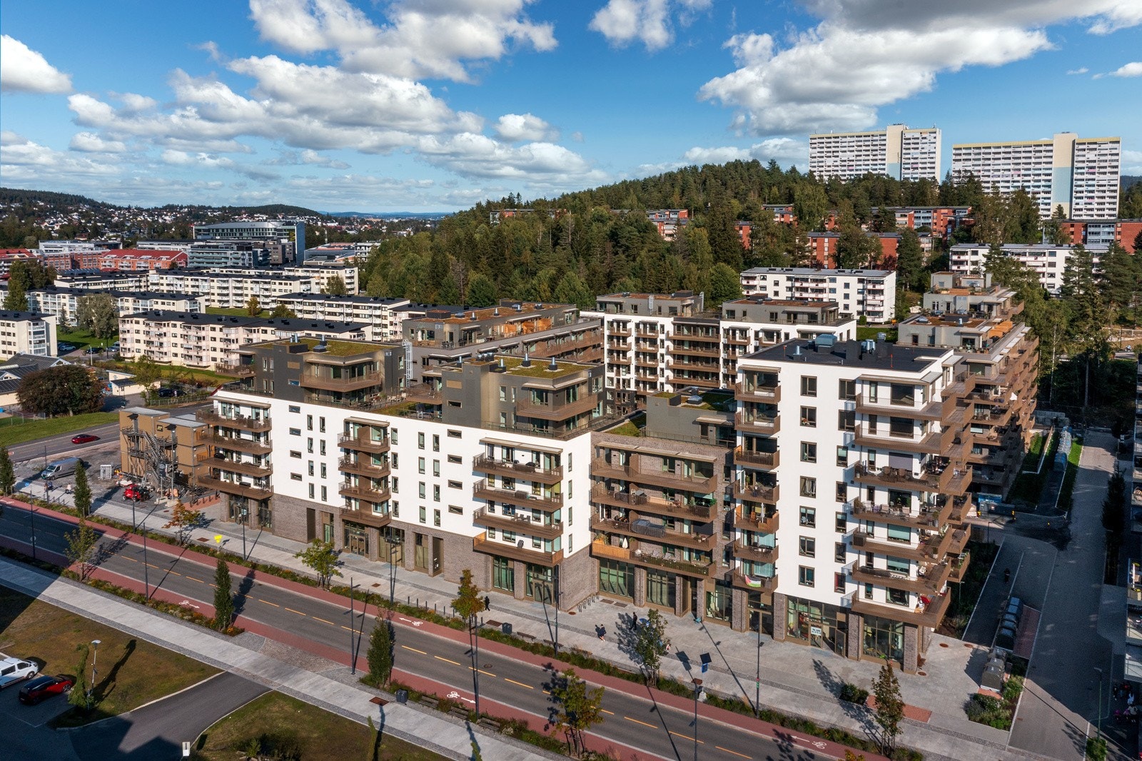 Velkommen til MIDT og hus A - Ferdigstilte leiligheter klar for innflytting MIDT i Lørenskog! Galleribilde