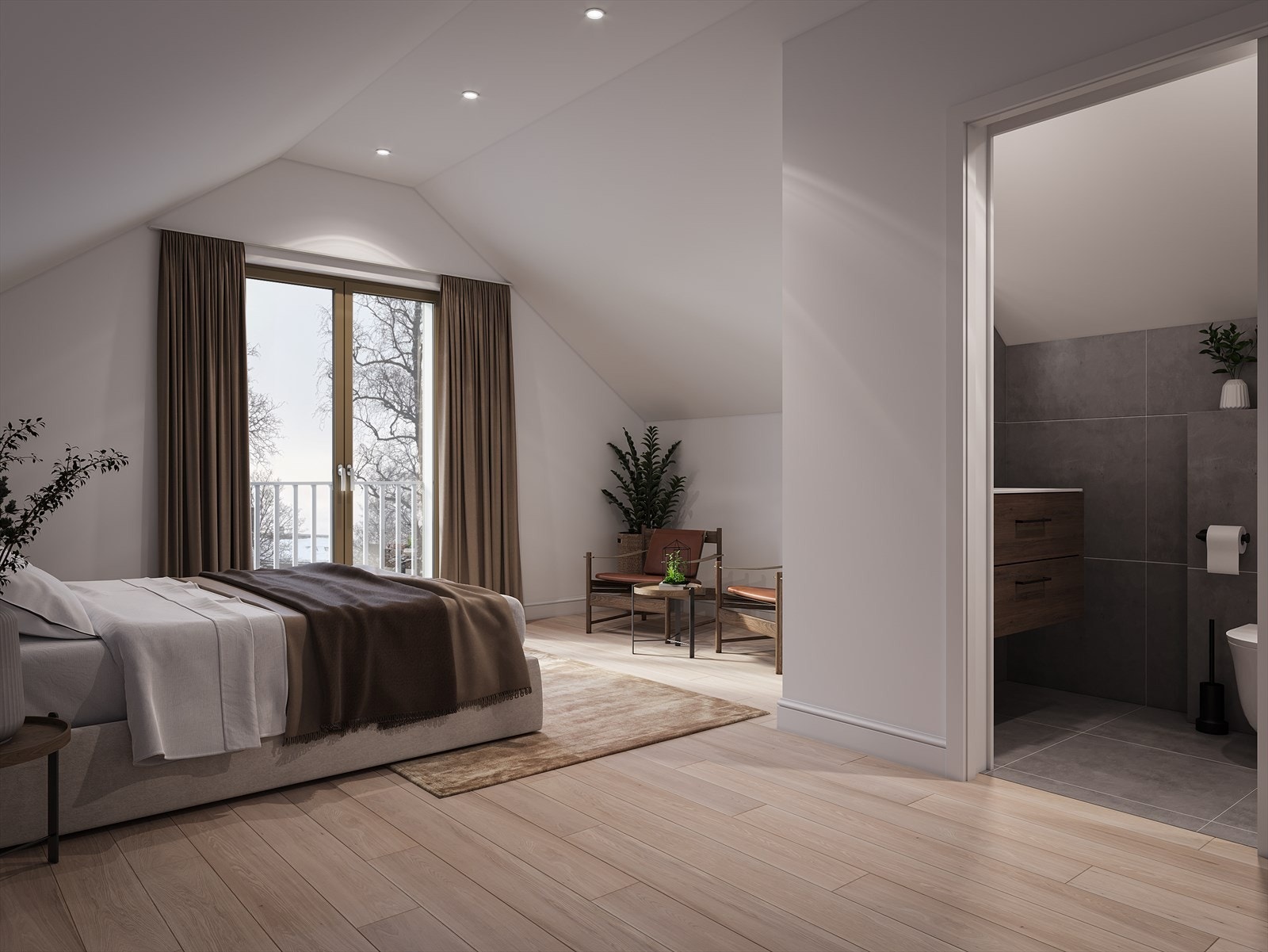 Hovedsoverom 3. etg. Galleribilde