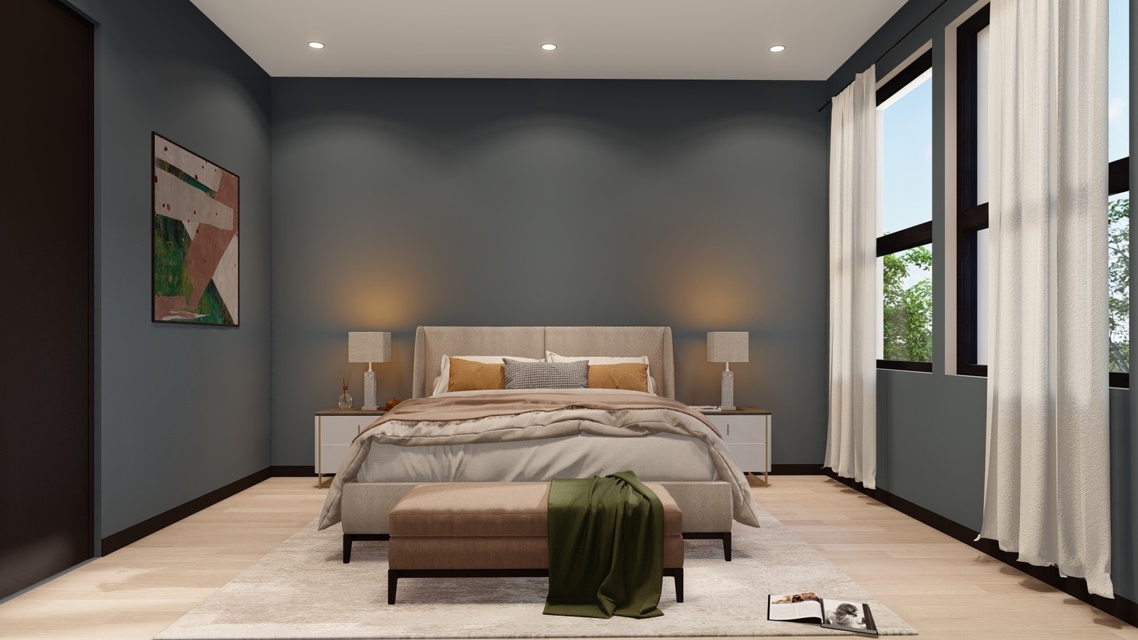 Begge enhetene har 4 soverom. Galleribilde